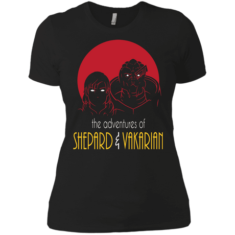 T-Shirts Black / X-Small Adventures of Femshep & Vakarian Women's Premium T-Shirt