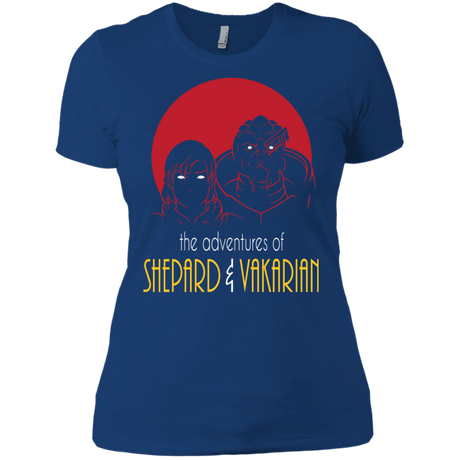 T-Shirts Royal / X-Small Adventures of Femshep & Vakarian Women's Premium T-Shirt