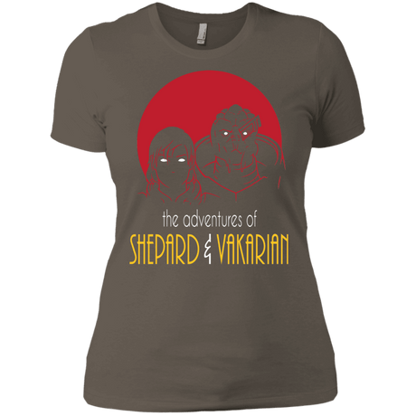 T-Shirts Warm Grey / X-Small Adventures of Femshep & Vakarian Women's Premium T-Shirt