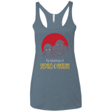 T-Shirts Indigo / X-Small Adventures of Femshep & Vakarian Women's Triblend Racerback Tank