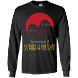 T-Shirts Black / YS Adventures of Femshep & Vakarian Youth Long Sleeve T-Shirt