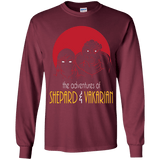 T-Shirts Maroon / YS Adventures of Femshep & Vakarian Youth Long Sleeve T-Shirt