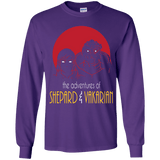 T-Shirts Purple / YS Adventures of Femshep & Vakarian Youth Long Sleeve T-Shirt