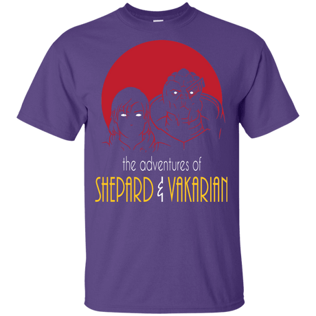 T-Shirts Purple / YXS Adventures of Femshep & Vakarian Youth T-Shirt