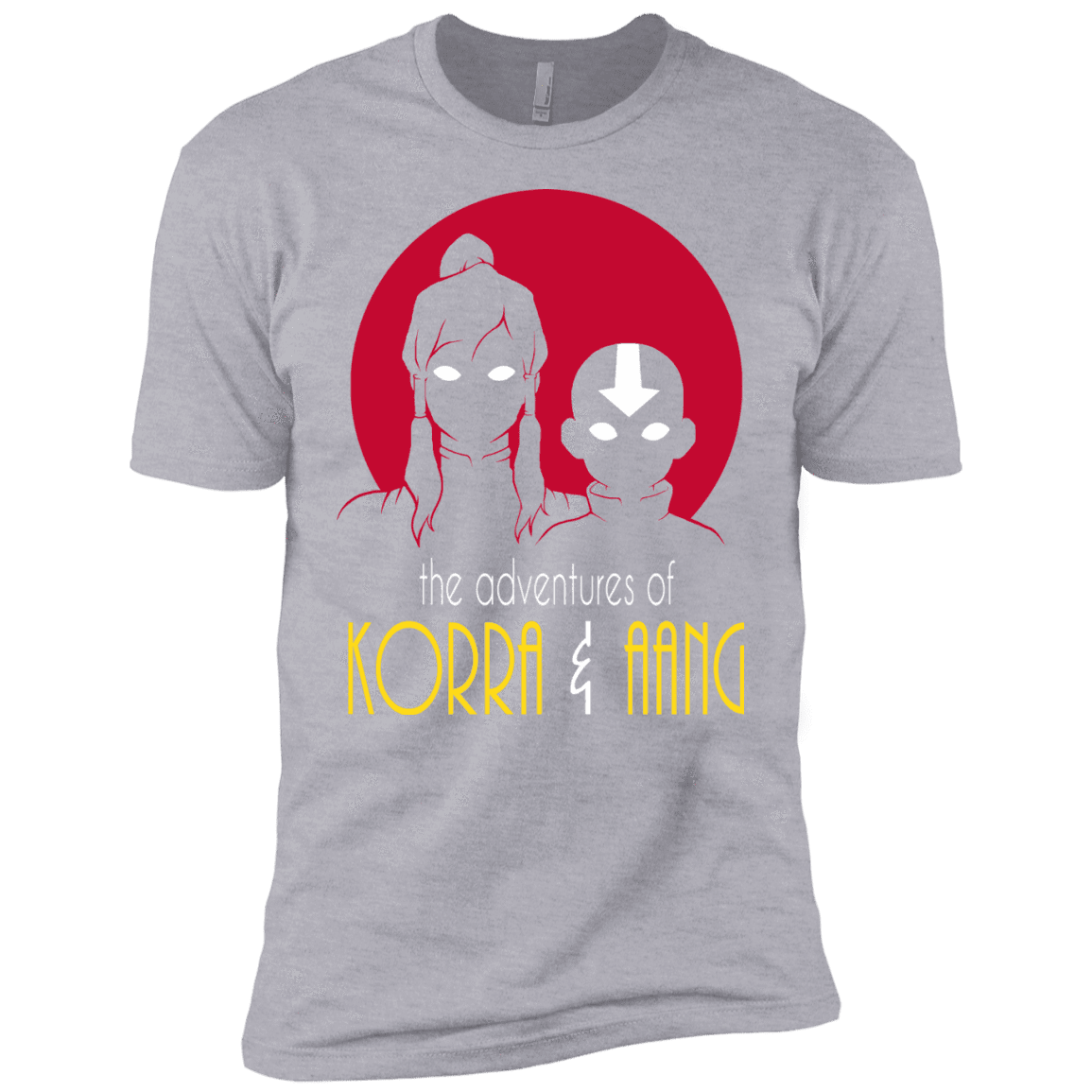 T-Shirts Heather Grey / YXS Adventures of Korra & Aang Boys Premium T-Shirt