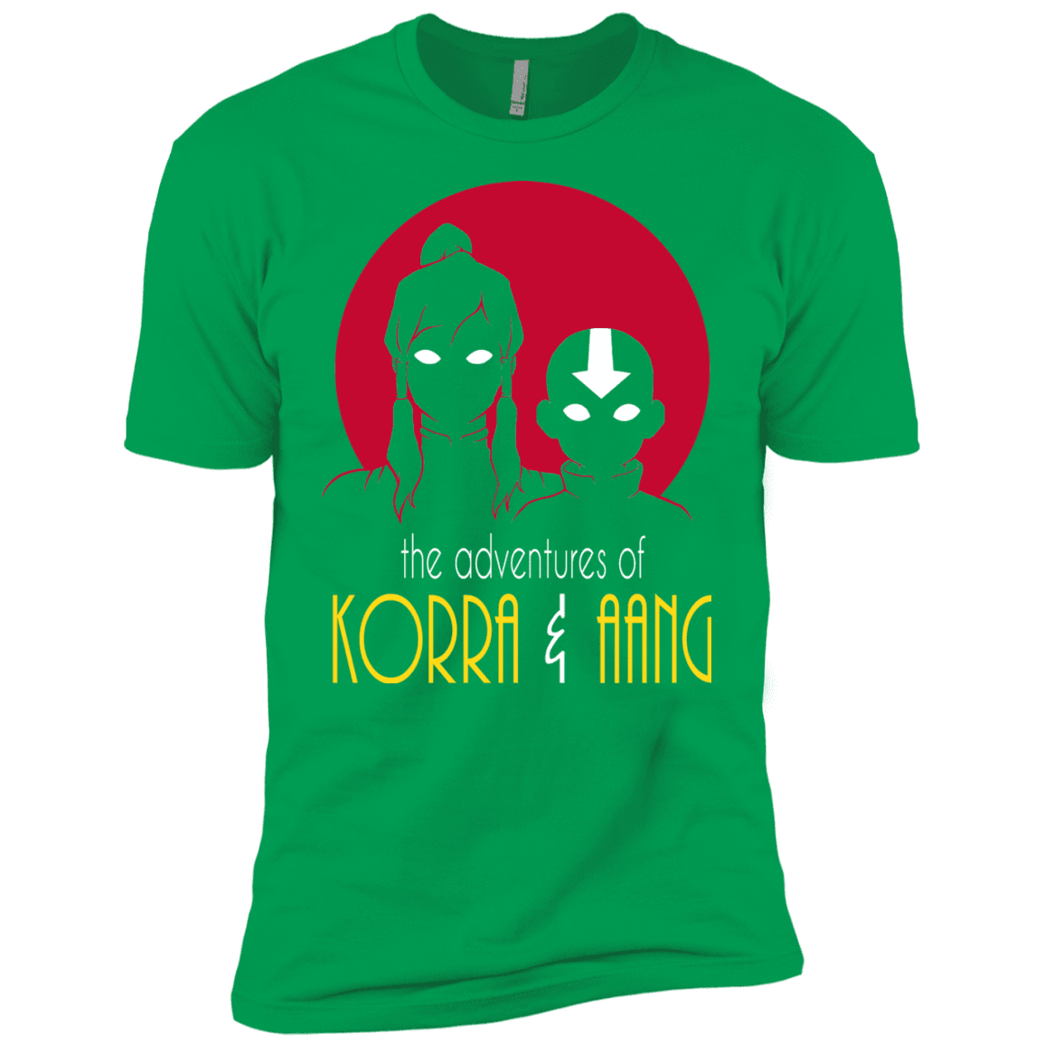 T-Shirts Kelly Green / YXS Adventures of Korra & Aang Boys Premium T-Shirt