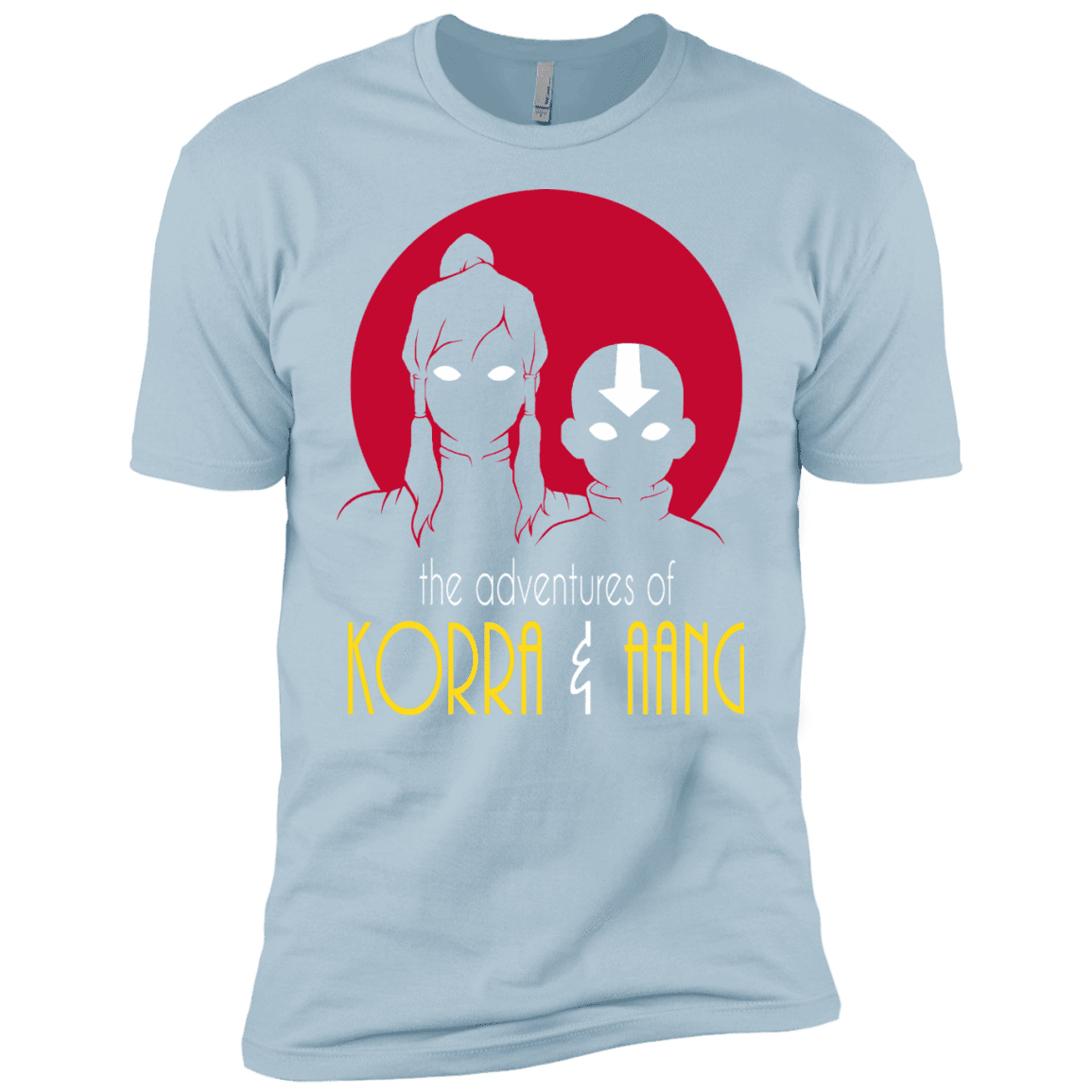 T-Shirts Light Blue / YXS Adventures of Korra & Aang Boys Premium T-Shirt