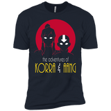 T-Shirts Midnight Navy / YXS Adventures of Korra & Aang Boys Premium T-Shirt