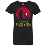 T-Shirts Black / YXS Adventures of Korra & Aang Girls Premium T-Shirt