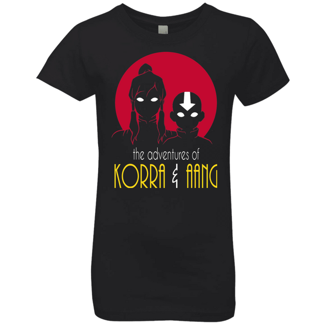 T-Shirts Black / YXS Adventures of Korra & Aang Girls Premium T-Shirt