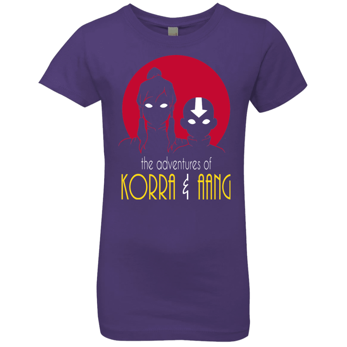 T-Shirts Purple Rush / YXS Adventures of Korra & Aang Girls Premium T-Shirt