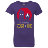 T-Shirts Purple Rush / YXS Adventures of Korra & Aang Girls Premium T-Shirt