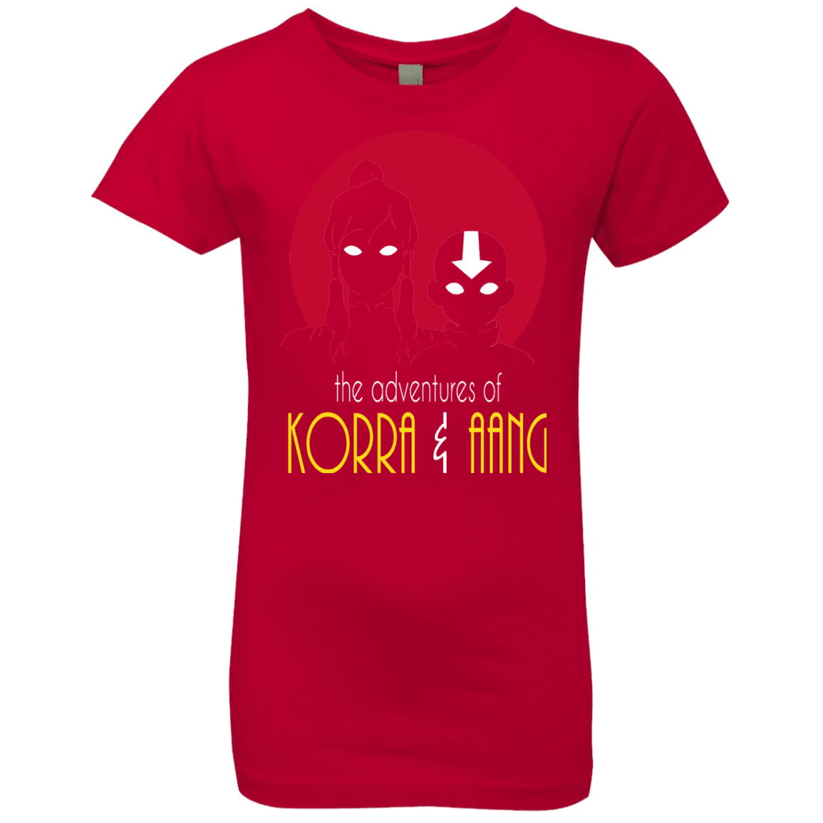 T-Shirts Red / YXS Adventures of Korra & Aang Girls Premium T-Shirt