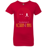 T-Shirts Red / YXS Adventures of Korra & Aang Girls Premium T-Shirt