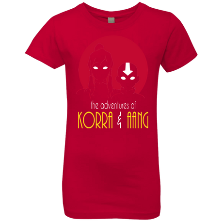 T-Shirts Red / YXS Adventures of Korra & Aang Girls Premium T-Shirt