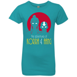 T-Shirts Tahiti Blue / YXS Adventures of Korra & Aang Girls Premium T-Shirt