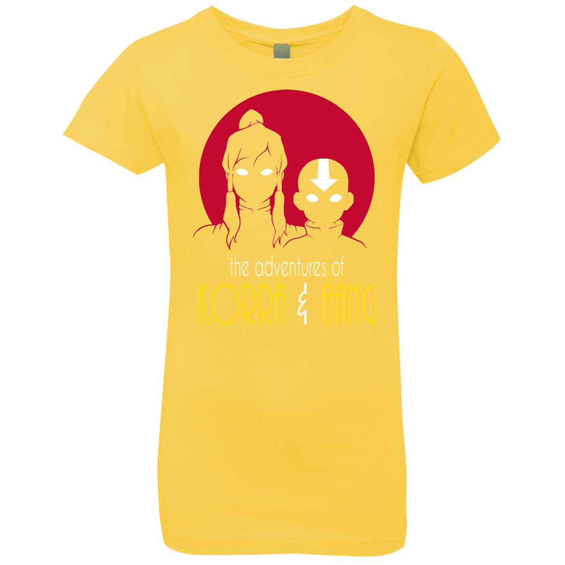 T-Shirts Vibrant Yellow / YXS Adventures of Korra & Aang Girls Premium T-Shirt