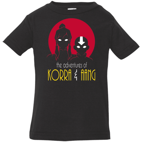 T-Shirts Black / 6 Months Adventures of Korra & Aang Infant Premium T-Shirt