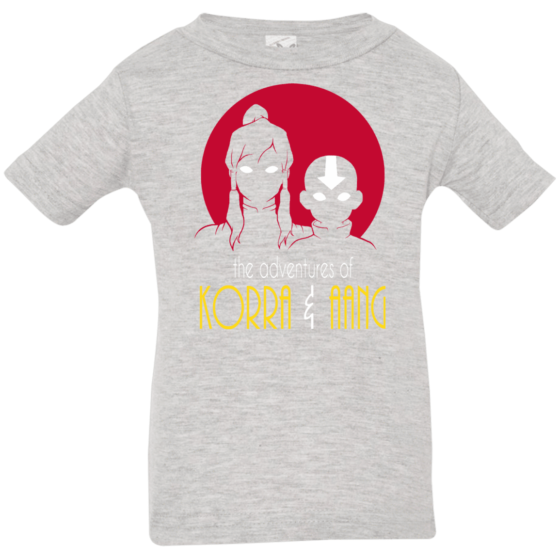 T-Shirts Heather Grey / 6 Months Adventures of Korra & Aang Infant Premium T-Shirt