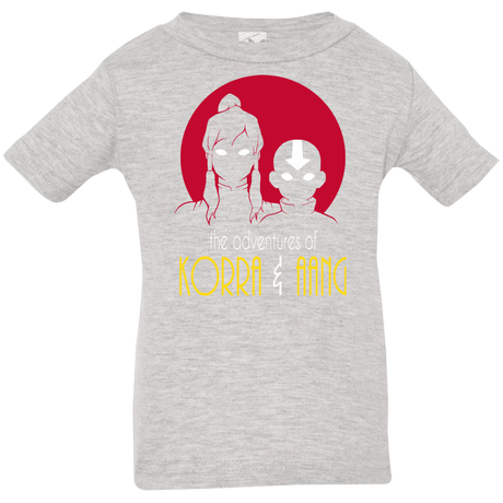 T-Shirts Heather Grey / 6 Months Adventures of Korra & Aang Infant Premium T-Shirt