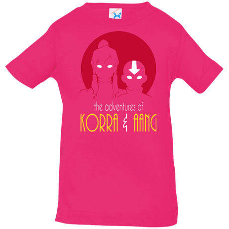 T-Shirts Hot Pink / 6 Months Adventures of Korra & Aang Infant Premium T-Shirt