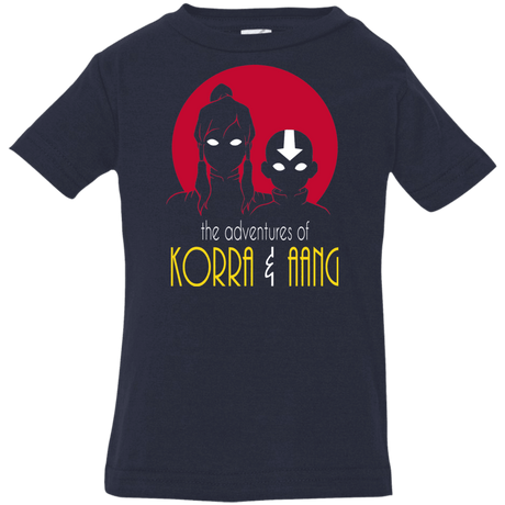 T-Shirts Navy / 6 Months Adventures of Korra & Aang Infant Premium T-Shirt