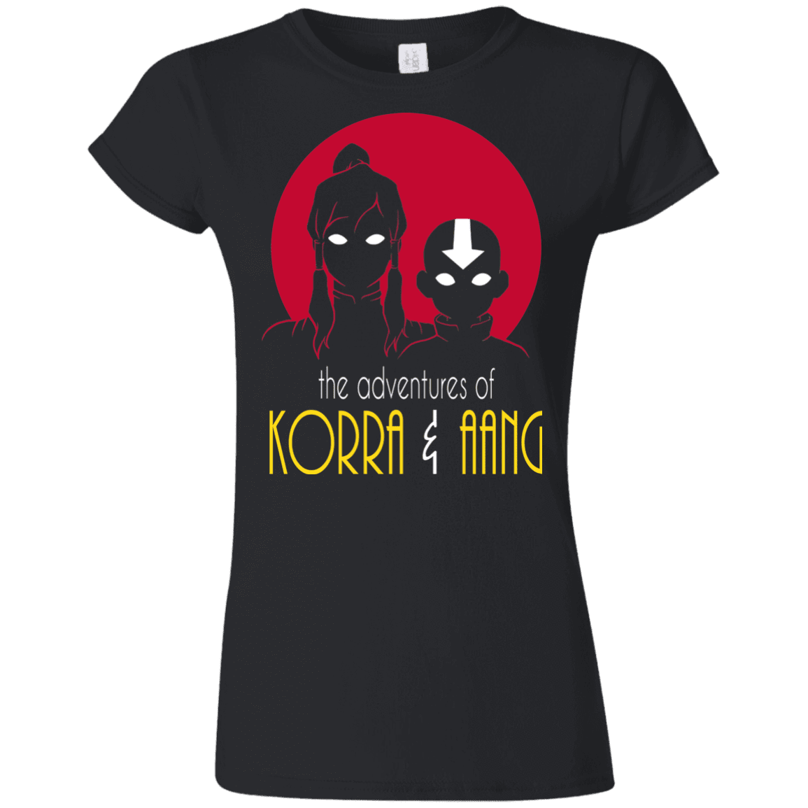 T-Shirts Black / S Adventures of Korra & Aang Junior Slimmer-Fit T-Shirt