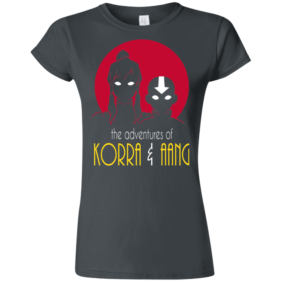 T-Shirts Charcoal / S Adventures of Korra & Aang Junior Slimmer-Fit T-Shirt