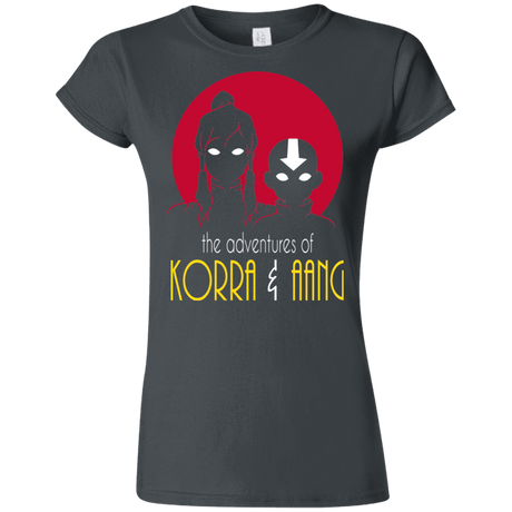 T-Shirts Charcoal / S Adventures of Korra & Aang Junior Slimmer-Fit T-Shirt