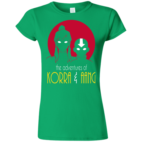 T-Shirts Irish Green / S Adventures of Korra & Aang Junior Slimmer-Fit T-Shirt