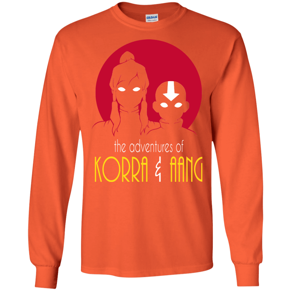 T-Shirts Orange / S Adventures of Korra & Aang Men's Long Sleeve T-Shirt