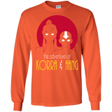 T-Shirts Orange / S Adventures of Korra & Aang Men's Long Sleeve T-Shirt