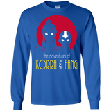 T-Shirts Royal / S Adventures of Korra & Aang Men's Long Sleeve T-Shirt