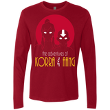 T-Shirts Cardinal / S Adventures of Korra & Aang Men's Premium Long Sleeve