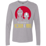 T-Shirts Heather Grey / S Adventures of Korra & Aang Men's Premium Long Sleeve