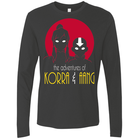 T-Shirts Heavy Metal / S Adventures of Korra & Aang Men's Premium Long Sleeve