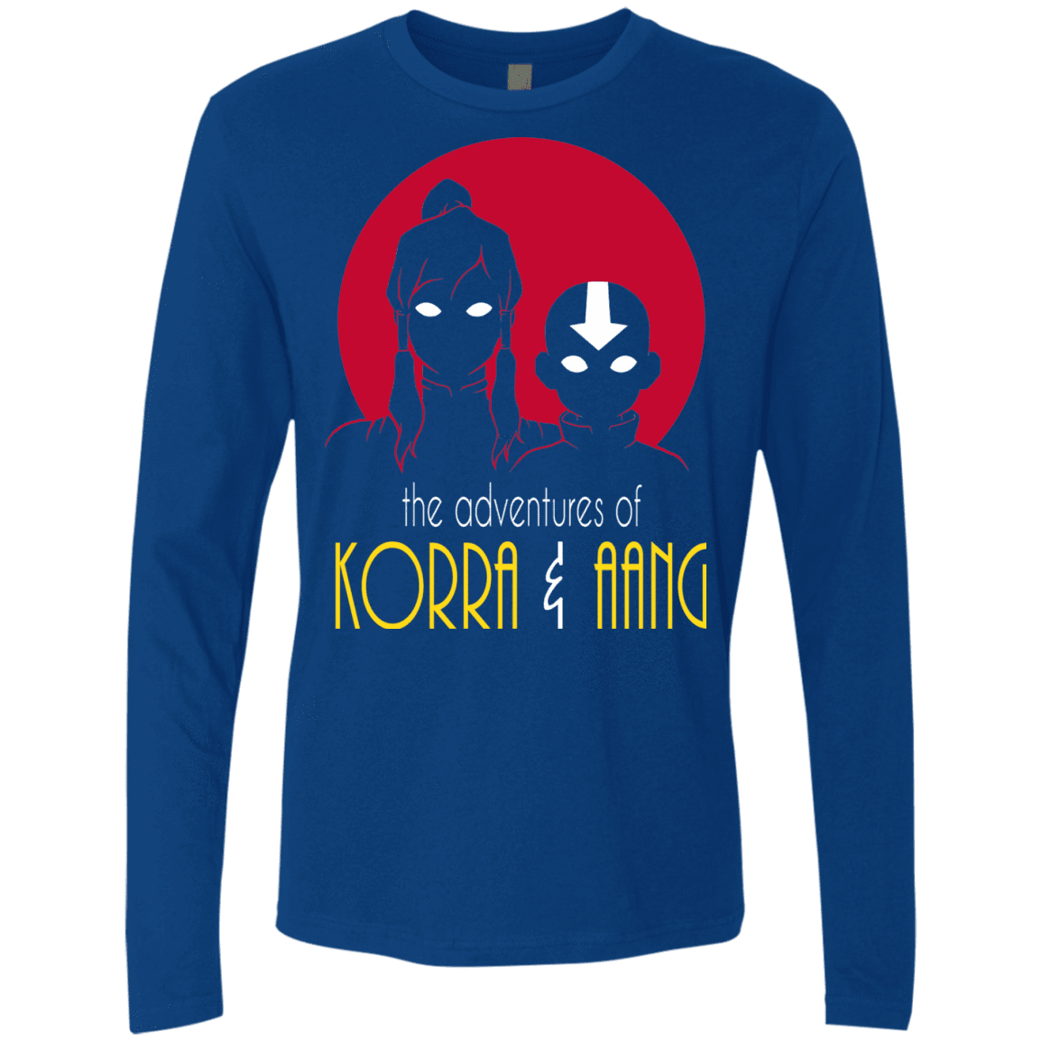 T-Shirts Royal / S Adventures of Korra & Aang Men's Premium Long Sleeve