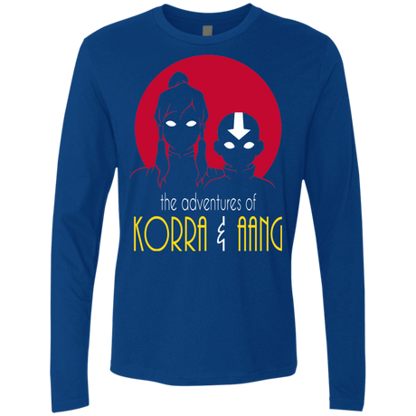 T-Shirts Royal / S Adventures of Korra & Aang Men's Premium Long Sleeve