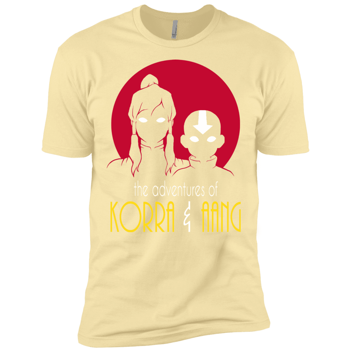 T-Shirts Banana Cream / X-Small Adventures of Korra & Aang Men's Premium T-Shirt