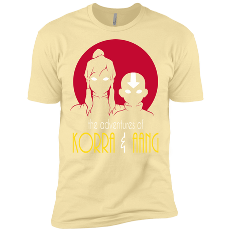 T-Shirts Banana Cream / X-Small Adventures of Korra & Aang Men's Premium T-Shirt