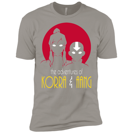 T-Shirts Light Grey / X-Small Adventures of Korra & Aang Men's Premium T-Shirt