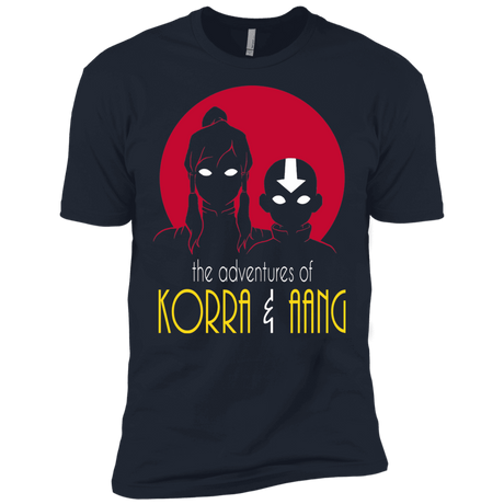 T-Shirts Midnight Navy / X-Small Adventures of Korra & Aang Men's Premium T-Shirt