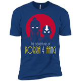 T-Shirts Royal / X-Small Adventures of Korra & Aang Men's Premium T-Shirt