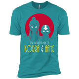 T-Shirts Tahiti Blue / X-Small Adventures of Korra & Aang Men's Premium T-Shirt