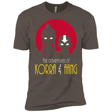 T-Shirts Warm Grey / X-Small Adventures of Korra & Aang Men's Premium T-Shirt