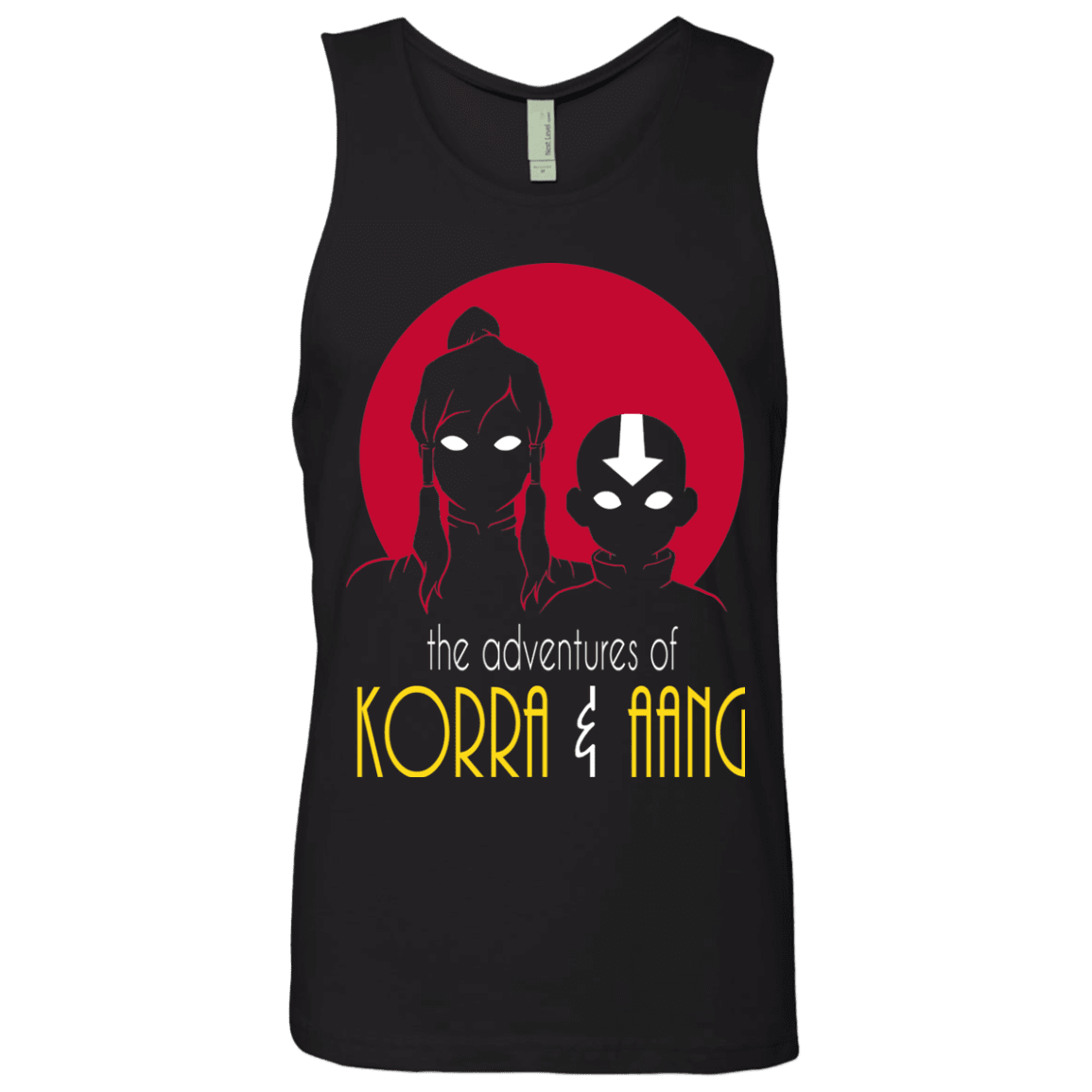 T-Shirts Black / S Adventures of Korra & Aang Men's Premium Tank Top