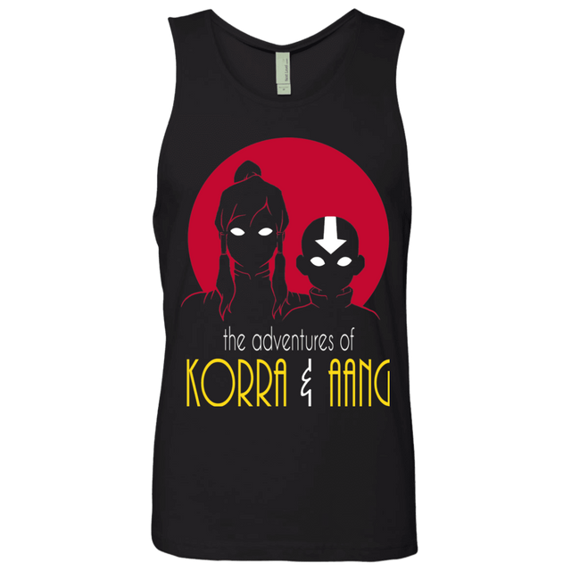 T-Shirts Black / S Adventures of Korra & Aang Men's Premium Tank Top