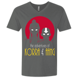 T-Shirts Heavy Metal / X-Small Adventures of Korra & Aang Men's Premium V-Neck