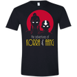 T-Shirts Black / X-Small Adventures of Korra & Aang Men's Semi-Fitted Softstyle