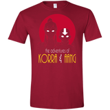 T-Shirts Cardinal Red / S Adventures of Korra & Aang Men's Semi-Fitted Softstyle